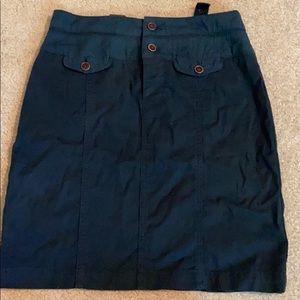 Anthropologie size navy 0 cargo skirt